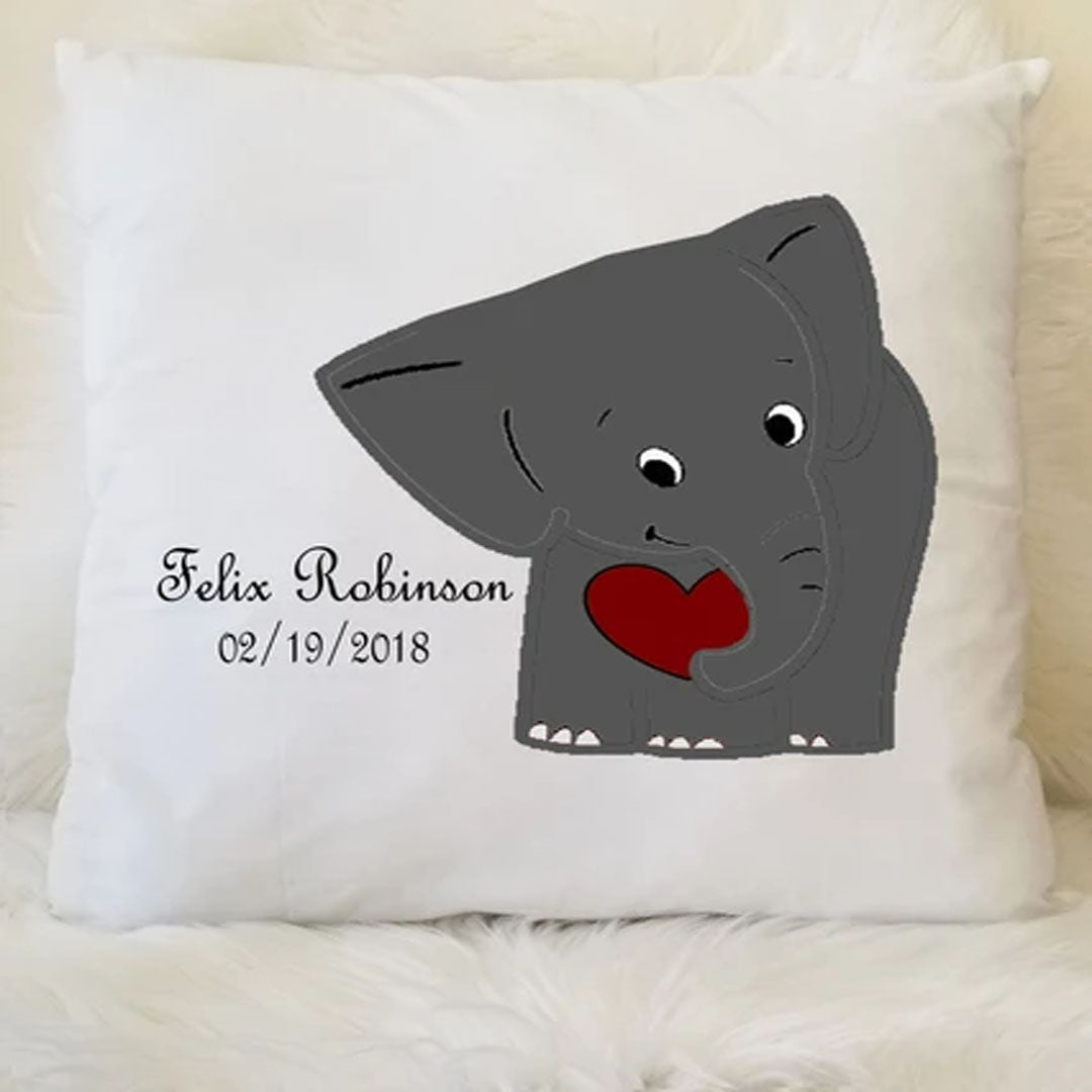 Elephant Keepsake Pillow