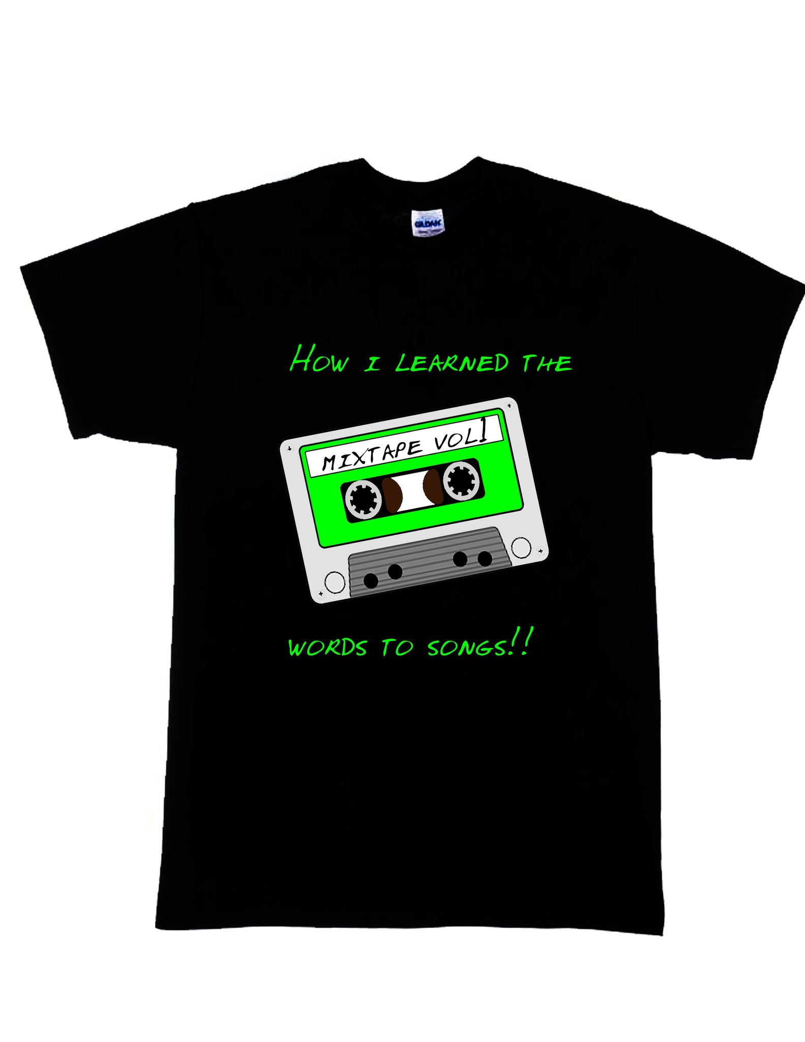 This is how I learned the words to songs shirt