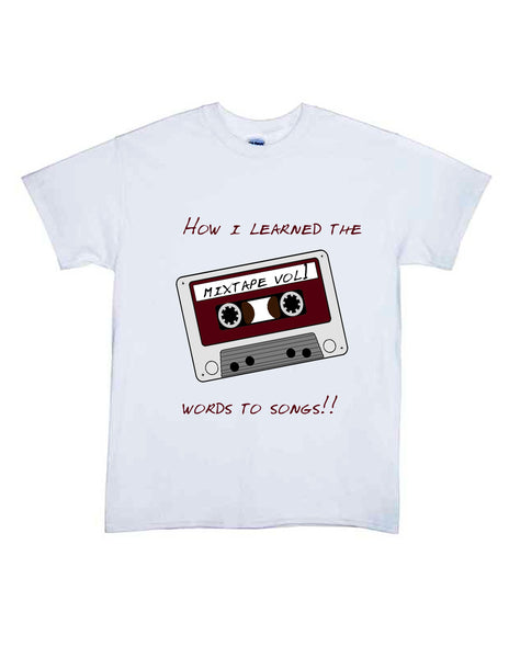 This is how I learned the words to songs shirt
